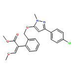 methyl (E)-2-[2-[[5-(4-chlorophenyl)-2-methyl-pyrazol-3-yl]oxymethyl]phenyl]-3-methoxy-prop-2-enoate