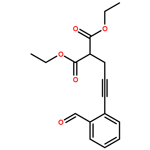 PROPANEDIOIC ACID, [3-(2-FORMYLPHENYL)-2-PROPYNYL]-, DIETHYL ESTER