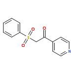 Ethanone, 2-(phenylsulfonyl)-1-(4-pyridinyl)-