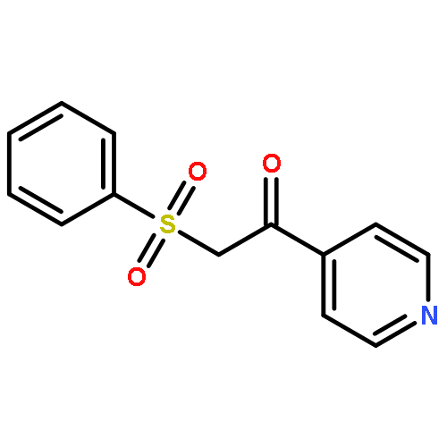 Ethanone, 2-(phenylsulfonyl)-1-(4-pyridinyl)-