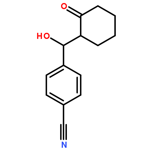 BENZONITRILE, 4-[HYDROXY(2-OXOCYCLOHEXYL)METHYL]-