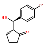 Cyclopentanone, 2-[(R)-(4-bromophenyl)hydroxymethyl]-, (2R)-rel-