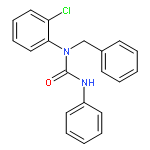 Urea, N-(2-chlorophenyl)-N'-phenyl-N-(phenylmethyl)-