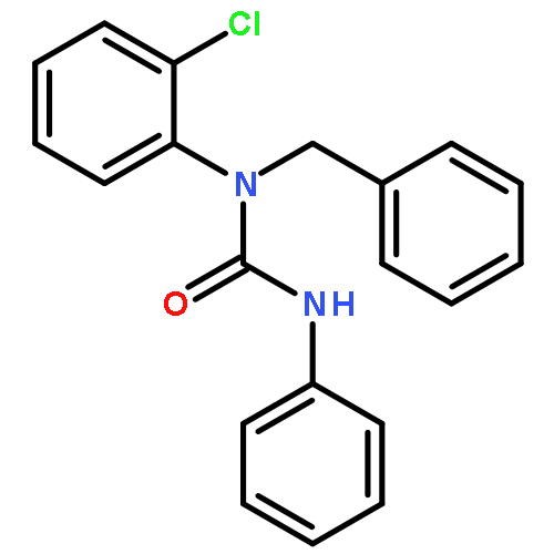 Urea, N-(2-chlorophenyl)-N'-phenyl-N-(phenylmethyl)-