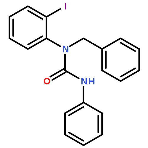 Urea, N-(2-iodophenyl)-N'-phenyl-N-(phenylmethyl)-