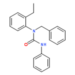 UREA, N-(2-ETHYLPHENYL)-N'-PHENYL-N-(PHENYLMETHYL)-