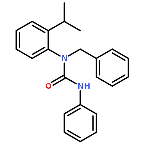 Urea, N-[2-(1-methylethyl)phenyl]-N'-phenyl-N-(phenylmethyl)-