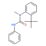 UREA, N-[2-(1,1-DIMETHYLETHYL)PHENYL]-N-METHYL-N'-PHENYL-