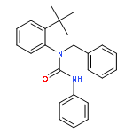 Urea, N-[2-(1,1-dimethylethyl)phenyl]-N'-phenyl-N-(phenylmethyl)-