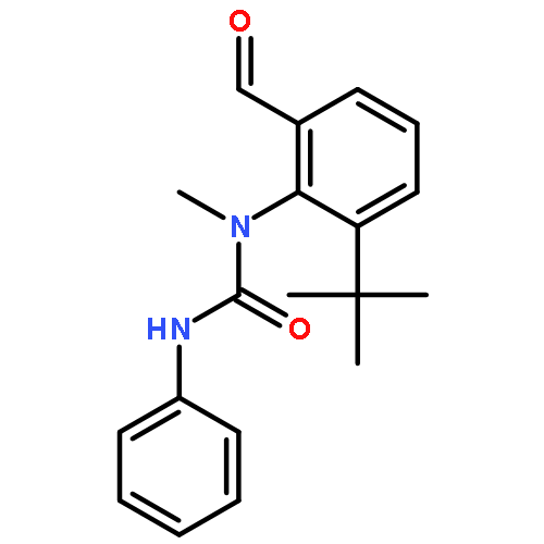 Urea, N-[2-(1,1-dimethylethyl)-6-formylphenyl]-N-methyl-N'-phenyl-