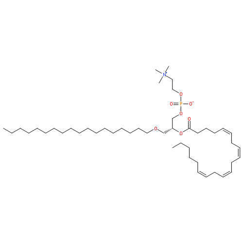 3,5,8-Trioxa-4-phosphaoctacosa-13,16,19,22-tetraen-1-aminium,4-hydroxy-N,N,N-trimethyl-7-[(octadecyloxy)methyl]-9-oxo-, inner salt, 4-oxide,(7R,13Z,16Z,19Z,22Z)- (9CI)