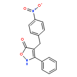 5(2H)-ISOXAZOLONE, 4-[(4-NITROPHENYL)METHYL]-3-PHENYL-