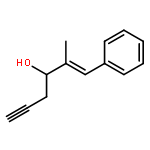 1-Hexen-5-yn-3-ol, 2-methyl-1-phenyl-, (1E)-