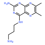 2,4-Pteridinediamine, N4-(3-aminopropyl)-6,7-dimethyl-