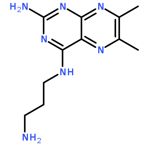 2,4-Pteridinediamine, N4-(3-aminopropyl)-6,7-dimethyl-