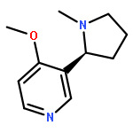 Pyridine, 4-methoxy-3-[(2S)-1-methyl-2-pyrrolidinyl]-