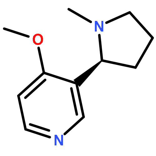 Pyridine, 4-methoxy-3-[(2S)-1-methyl-2-pyrrolidinyl]-