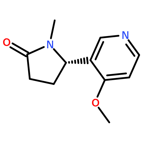 2-PYRROLIDINONE, 5-(4-METHOXY-3-PYRIDINYL)-1-METHYL-, (5S)-