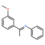 BENZENAMINE, N-[1-(3-METHOXYPHENYL)ETHYLIDENE]-