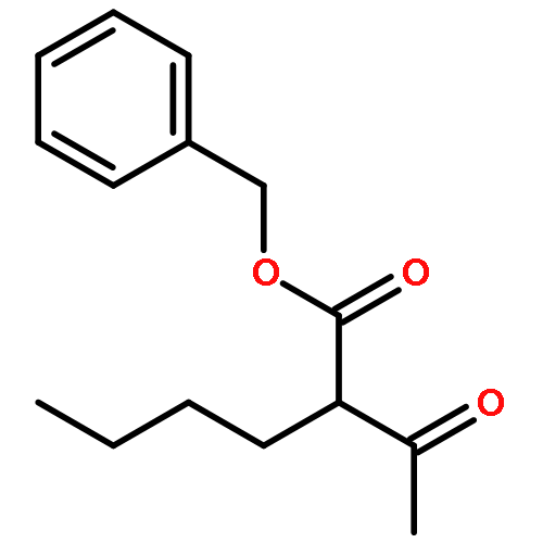 HEXANOIC ACID, 2-ACETYL-, PHENYLMETHYL ESTER