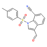 1H-INDOLE-7-CARBONITRILE, 3-FORMYL-1-[(4-METHYLPHENYL)SULFONYL]-