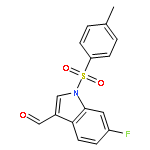 1H-Indole-3-carboxaldehyde, 6-fluoro-1-[(4-methylphenyl)sulfonyl]-