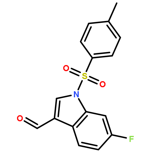 1H-Indole-3-carboxaldehyde, 6-fluoro-1-[(4-methylphenyl)sulfonyl]-