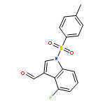 1H-INDOLE-3-CARBOXALDEHYDE, 4-FLUORO-1-[(4-METHYLPHENYL)SULFONYL]-