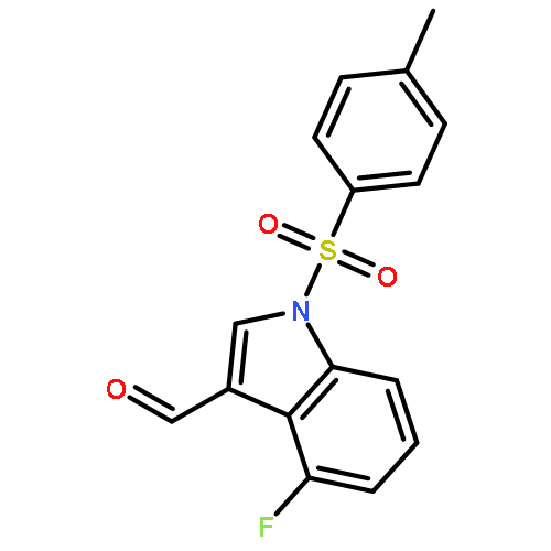 1H-INDOLE-3-CARBOXALDEHYDE, 4-FLUORO-1-[(4-METHYLPHENYL)SULFONYL]-