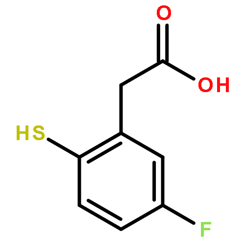 BENZENEACETIC ACID, 5-FLUORO-2-MERCAPTO-