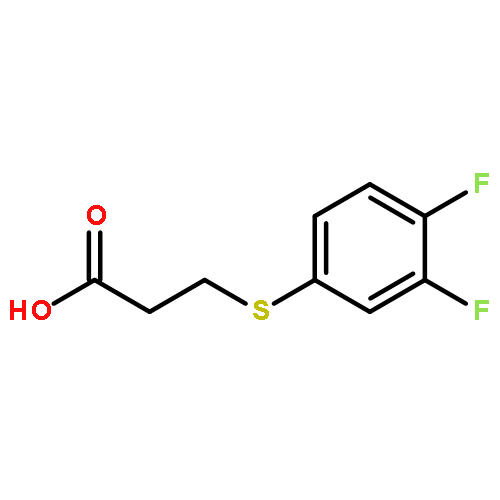 3-[(3,4-difluorophenyl)thio]propanoic acid