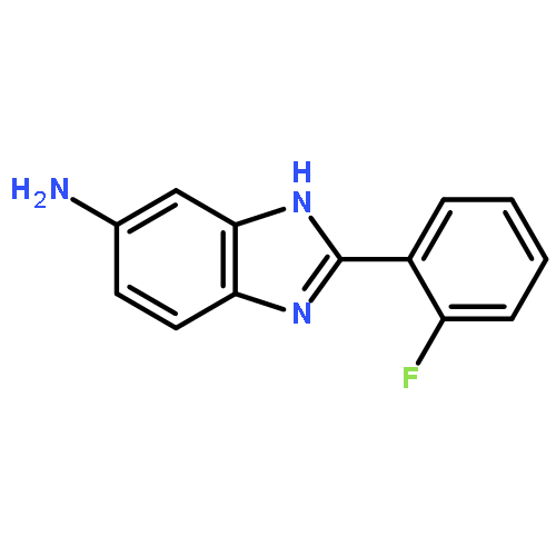 1H-Benzimidazol-5-amine, 2-(2-fluorophenyl)-