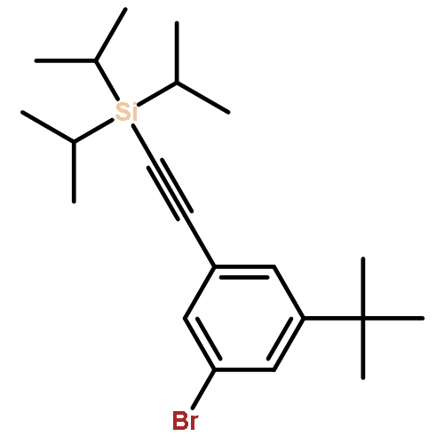 SILANE, [[3-BROMO-5-(1,1-DIMETHYLETHYL)PHENYL]ETHYNYL]TRIS(1-METHYLETHYL)-