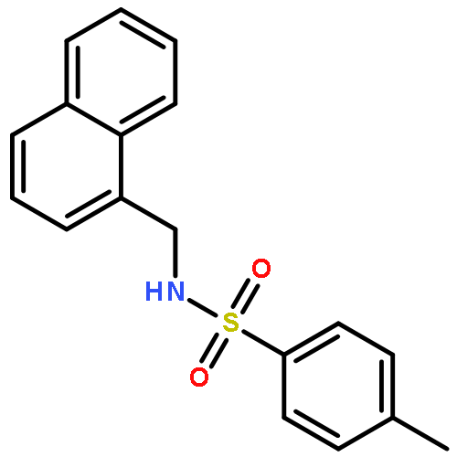 Benzenesulfonamide, 4-methyl-N-(1-naphthalenylmethyl)-