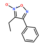 1,2,5-Oxadiazole, 3-ethyl-4-phenyl-, 2-oxide