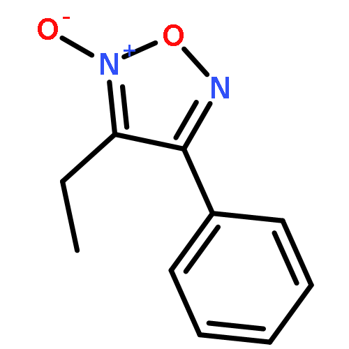 1,2,5-Oxadiazole, 3-ethyl-4-phenyl-, 2-oxide