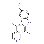 10H-Pyrido[3,4-b]carbazole, 7-methoxy-5,11-dimethyl-