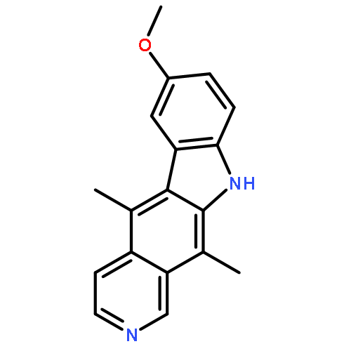 10H-Pyrido[3,4-b]carbazole, 7-methoxy-5,11-dimethyl-