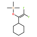 SILANE, [(1-CYCLOHEXYL-2,2-DIFLUOROETHENYL)OXY]TRIMETHYL-