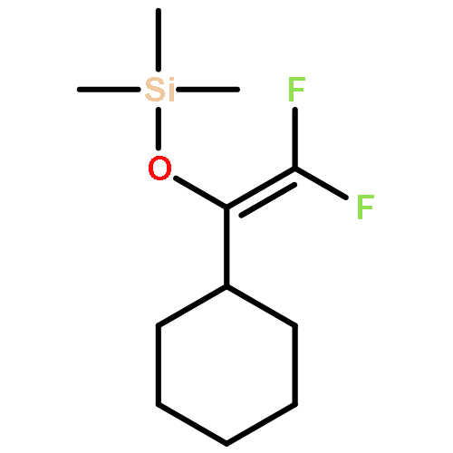 SILANE, [(1-CYCLOHEXYL-2,2-DIFLUOROETHENYL)OXY]TRIMETHYL-