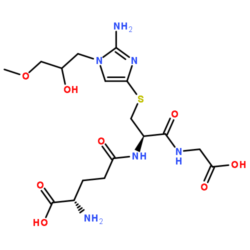 Glycine,N-[S-[2-amino-1-(2-hydroxy-3-methoxypropyl)-1H-imidazol-4-yl]-N-L-g-glutamyl-L-cysteinyl]- (9CI)