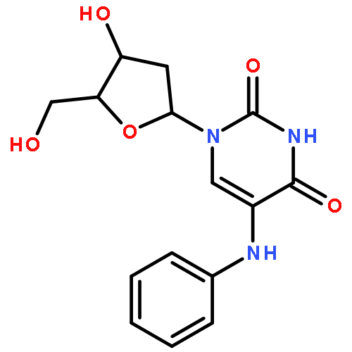 Uridine, 2'-deoxy-5-(phenylamino)-