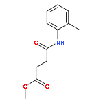 Butanoic acid, 4-[(2-methylphenyl)amino]-4-oxo-, methyl ester