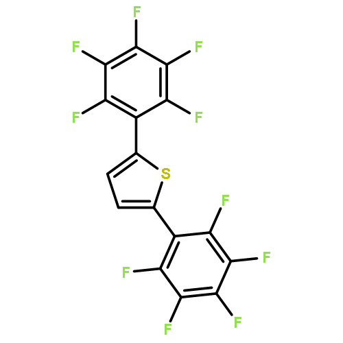 THIOPHENE, 2,5-BIS(PENTAFLUOROPHENYL)-