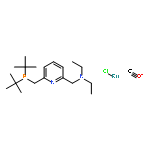 Carbonylchlorohydrido[6-(di-t-butylphosphinomethyl)-2-(N,N-diethylaminomethyl)pyridine]ruthenium(II)