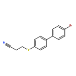 PROPANENITRILE, 3-[(4'-BROMO[1,1'-BIPHENYL]-4-YL)THIO]-