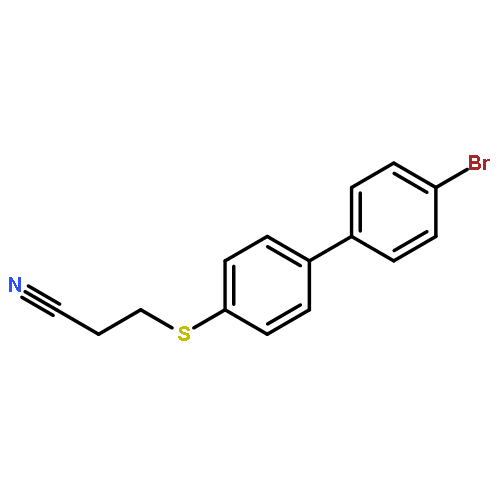 PROPANENITRILE, 3-[(4'-BROMO[1,1'-BIPHENYL]-4-YL)THIO]-