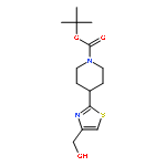 1-Piperidinecarboxylicacid, 4-[4-(hydroxymethyl)-2-thiazolyl]-, 1,1-dimethylethyl ester