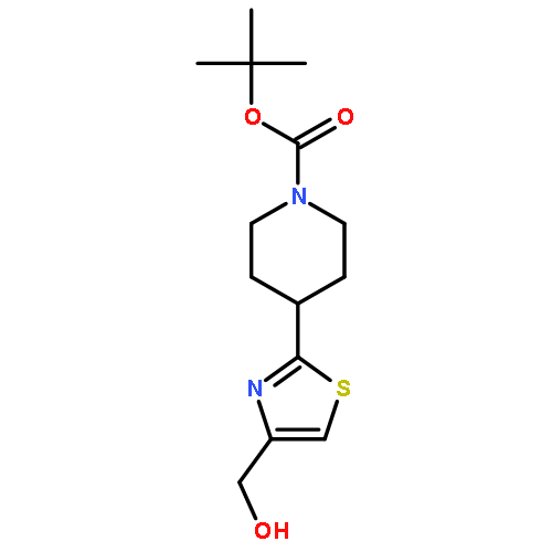 1-Piperidinecarboxylicacid, 4-[4-(hydroxymethyl)-2-thiazolyl]-, 1,1-dimethylethyl ester