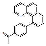 ETHANONE, 1-(4-BENZO[H]QUINOLIN-10-YLPHENYL)-